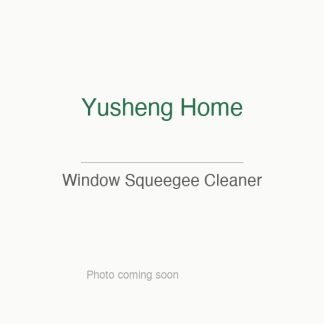 Squeegee Window Cleaner with Rubber Blade, Stainless Steel