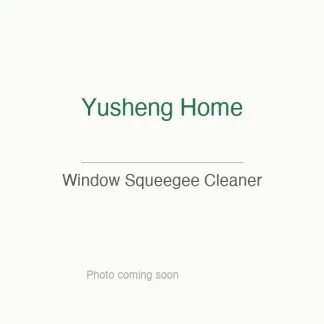 Squeegee Window Cleaner with Rubber Blade, Stainless Steel